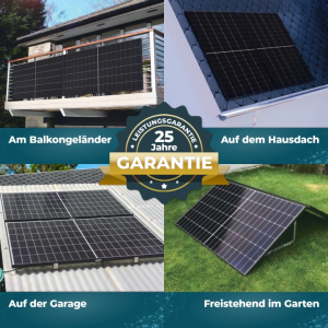 Veska Solaranlage 3000 Watt Photovoltaik Balkonkraftwerk