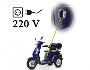 Seniorenmobil ECO Engel 500 Blau, 1000 Watt, 15 km/h