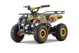NITRO MOTORS 1200W Eco midi Kinder Quad Torino Graffiti BTF-Profile XL Sport