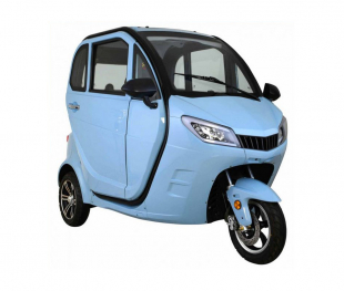 Kabinenroller Cruise Li, 45/25 km/h, bis zu 140 km Reichweite, Lithium-Akku, blau