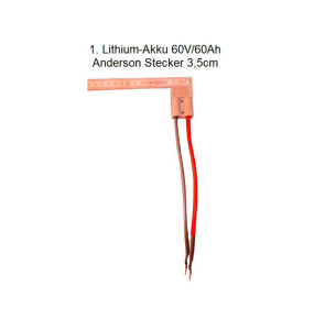 Lithium-Akku 60V/60Ah , Kabinenroller Cruise, Electron, Flow