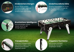 Tischkicker - Garlando MasterCup Kids Tischfussball