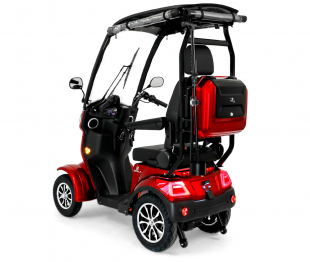 Rolektro Deisla DS4-25 Vierrad mit Dach und Wetterschutz, Lithium-Akku