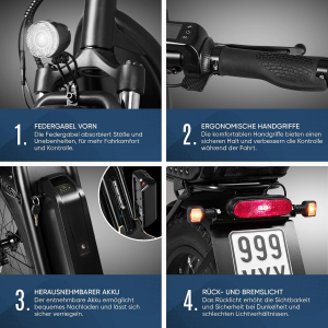 E-Scooter 1500-EEC 45km/h mit ABE Elektroroller Max Range