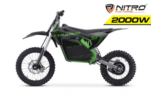 NITRO MOTORS 2000W 72V 30Ah Lithium Eco midi Dirtbike Tyranno DLX 17/14 Zoll
