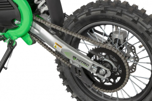 NITRO MOTORS 2000W 72V 30Ah Lithium Eco midi Dirtbike Tyranno DLX 17/14 Zoll