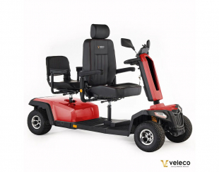 Veleco Sharpy TWIN Rot, Doppelsitz 1400 W, 18km/h