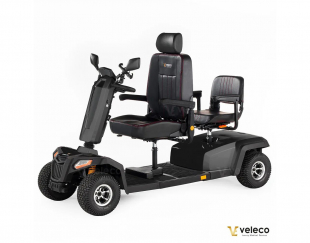Veleco Sharpy TWIN Schwarz, Doppelsitz 1400 W, 18km/h