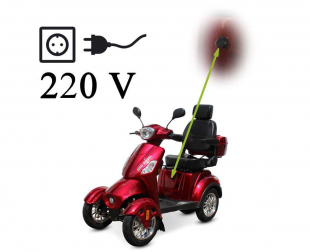 ECO ENGEL 525 Rot, 1000 Watt, 20Ah Li-Io Akku Herausnehmbar