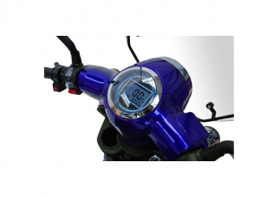 ECO ENGEL 510 Blau, 25 km/h mit Dach 20 Ah Li-Io Akku