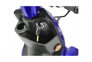 ECO ENGEL 510 Blau, 25 km/h mit Dach 20 Ah Li-Io Akku