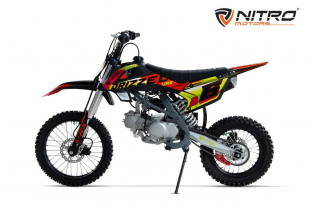 NITRO MOTORS 125cc Kinder Dirtbike Drizzel URX 17/14 4-Gang