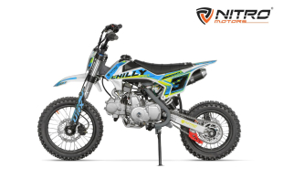 NITRO MOTORS 125cc Kinder Dirtbike CHILLY URX 14/12 4-Gang