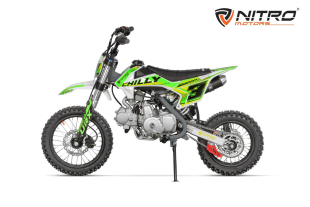 NITRO MOTORS 125cc Kinder Dirtbike CHILLY URX 14/12 4-Gang