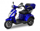 Rolektro E-Trike 25 V.2 Blei-Gel, Blau, 25 km/h, 1000 Watt