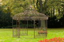 Luxus Pavillon Romantik rund 350 cm , bronze