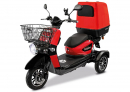 Rolektro E-Carrier 25 V.3 Lithium, Rot, mit XXL-Koffer, 25 km/h, 1000 Watt