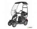 Veleco FASTER Seniorenmobil mit Dach, 1000W, 4-Rad, 12 km/h Grau