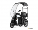 VELECO Turris mit Dach, Schwarz, 3 rad, 800W, 12 km/h