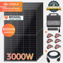 Veska Solaranlage 3000 Watt Photovoltaik Balkonkraftwerk