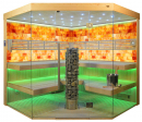 Sauna TS 4065 Steintowerofen, Salzwand, 220x220cm