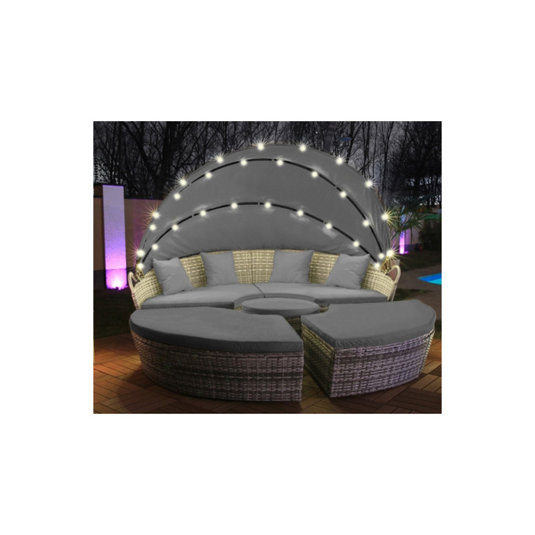 Sitzgruppe Liege Insel Grau Sitzgruppe Liege Insel Grau