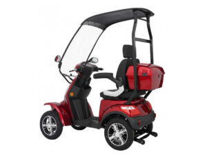 Seniorenmobil VITA CARE 4000 25 km_h Lithium-Batterie Dach Elektromobil seitlich_rotjpg
