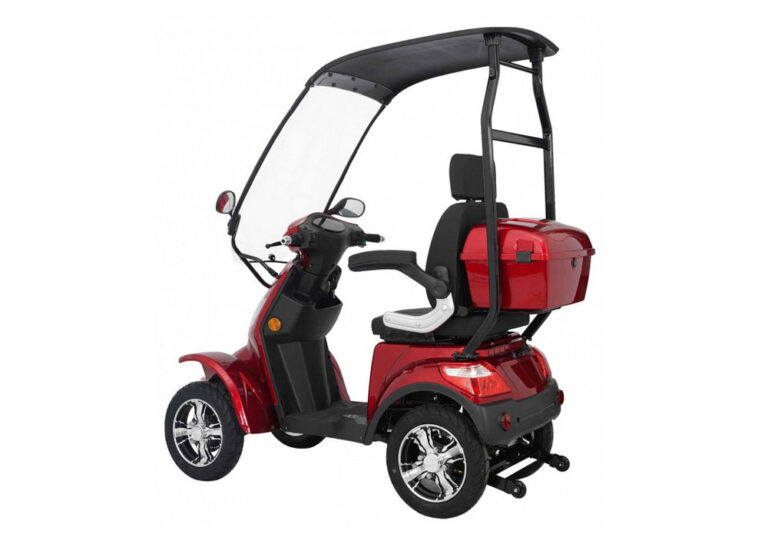 Seniorenmobil VITA CARE 4000 25 km_h Lithium-Batterie Dach Elektromobil seitlich_rotjpg