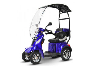 ECO ENGEL 510 Blau, 25 km/h mit Dach, 4 Räder