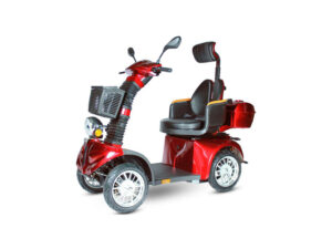 Elektromobil Eco Engel 540 rot 4 Räder mit elektromagnetischer Bremse