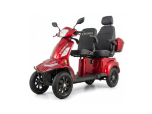 E-Seniorenmobil Vista Quarter-1L, Blei-Akku, 4-Rad, 1000 Watt, Komfort-Sitz, Rot